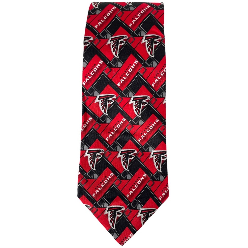 NFL Atlanta Falcons Football Red Mens Tie Necktie 100% Silk Official Merch New